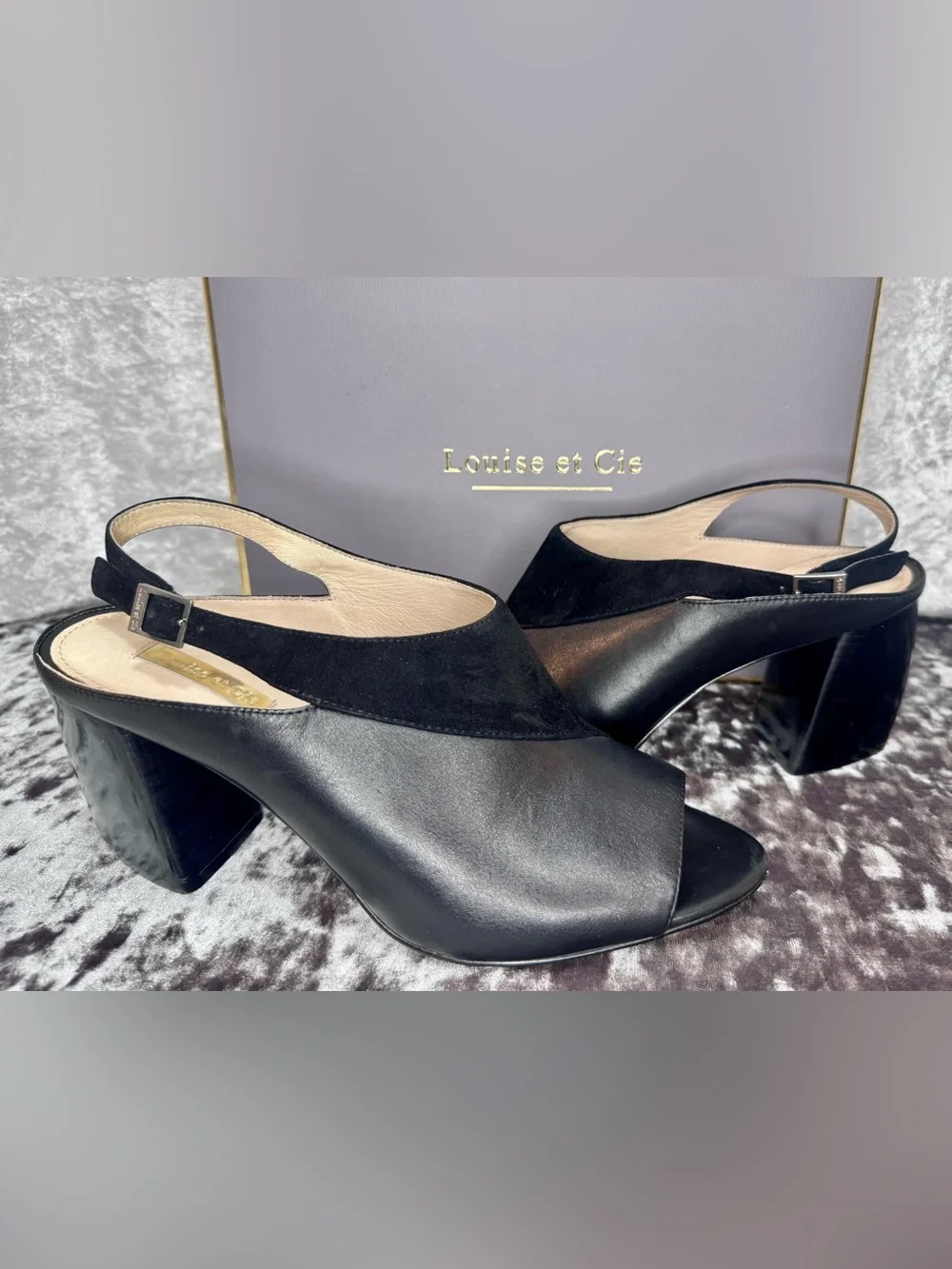 Louise Et Cie Keall Sling-back Block Heel